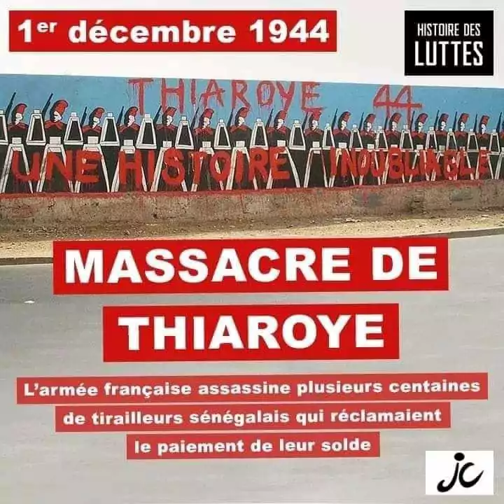 agenda - commemoration du massacre du camp de thiaroye par l'armee francaise